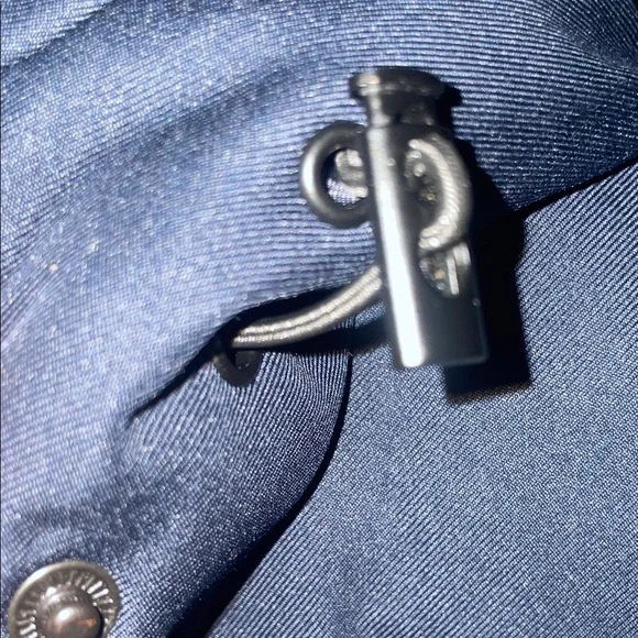 Woman long Navy Puffer Jacket keep you warm - Picture 8 of 8